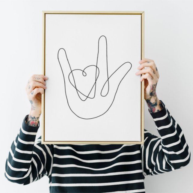 Jag kärlek du signerar poster (Skapare uppladdad)