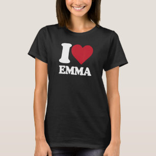 Jag Kärlek Emma - jag hjärtat Emma T Shirt