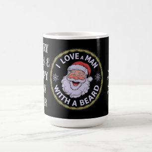 Jag Kärlek en man med Beard Funny Kaffemugg