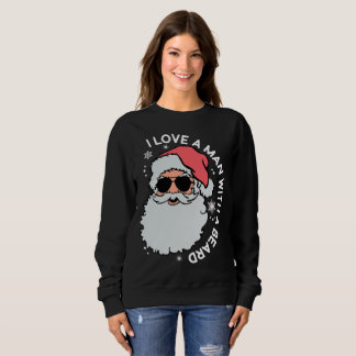 Jag Kärlek en man med en Beard Santa-jul, Santa T Shirt