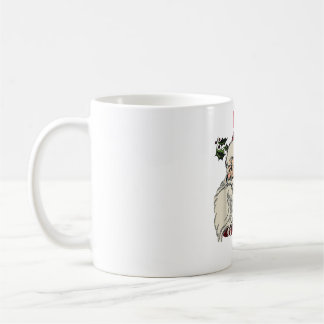 Jag kärlek en man med skägget Jultomten jul Xm Kaffemugg