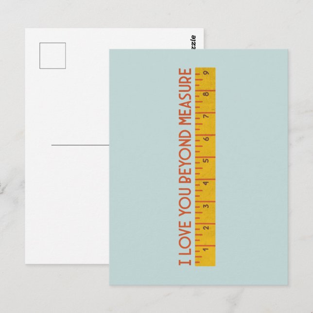 Jag Kärlek er bortom åtgärd Vykort (Fram/baksida)