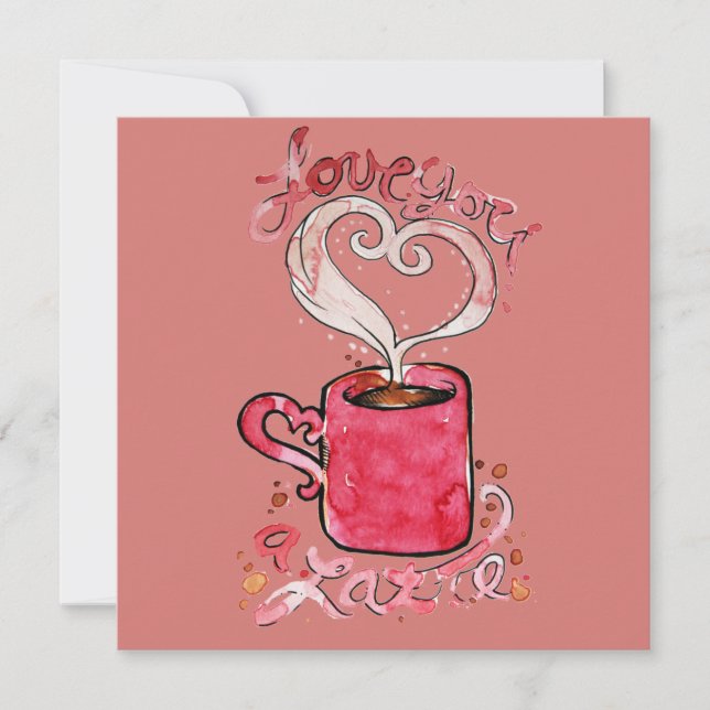 Jag kärlek er en latte (Framsida)