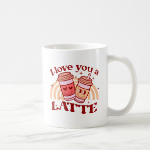 Jag Kärlek er en latte Cute Coffee Kopp Pun