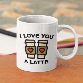 Jag Kärlek er en latte Kaffemugg