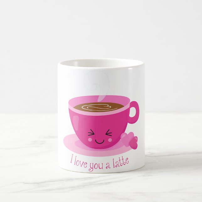 Jag Kärlek er en latte Kaffemugg (Skapare uppladdad)