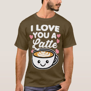 Jag Kärlek er en latte T Shirt