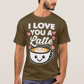 Jag Kärlek er en latte T Shirt