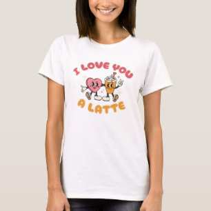 Jag Kärlek er en latte T Shirt