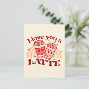Jag Kärlek er en latte Vykort