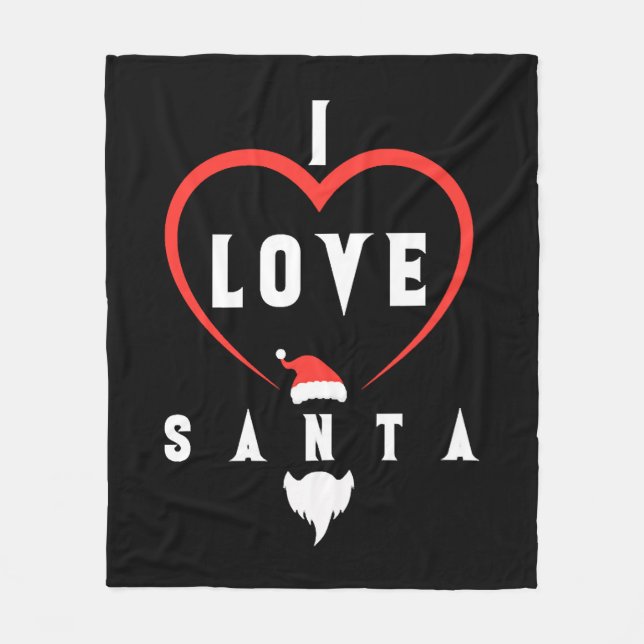Jag Kärlek er jultomjul Fleecefilt (Framsidan)