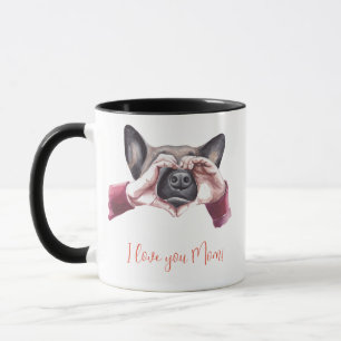 "Jag Kärlek er Mamma!" Hund Mamma Mugg