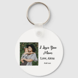 Jag kärlek er mamma mors dag elegant lägg till bil nyckelring