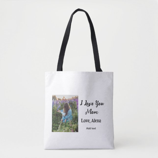 Jag kärlek er mamma mors dag elegant lägg till bil tygkasse (Framsida)