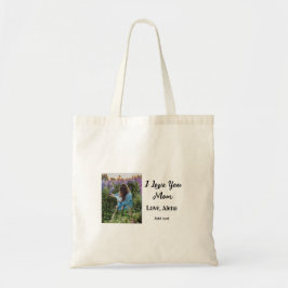 Jag kärlek er mamma mors dag elegant lägg till bil tygkasse