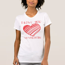 Jag Kärlek er min Valentine Valentines day T Shirt