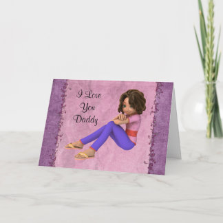 Jag kärlek er pappa Pappa Birthday Fars dag Kort