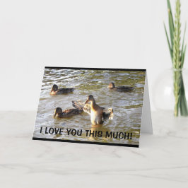 Jag Kärlek er så här mycket Lycklig Mors dag Kort