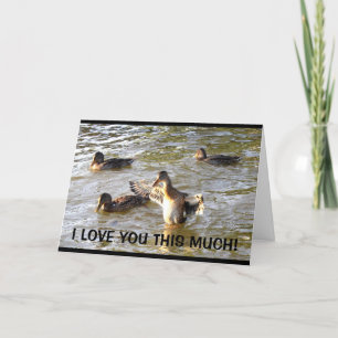 Jag Kärlek er så här mycket Lycklig Mors dag Kort