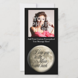 Jag Kärlek er till Måne och bak Realistic Lunar