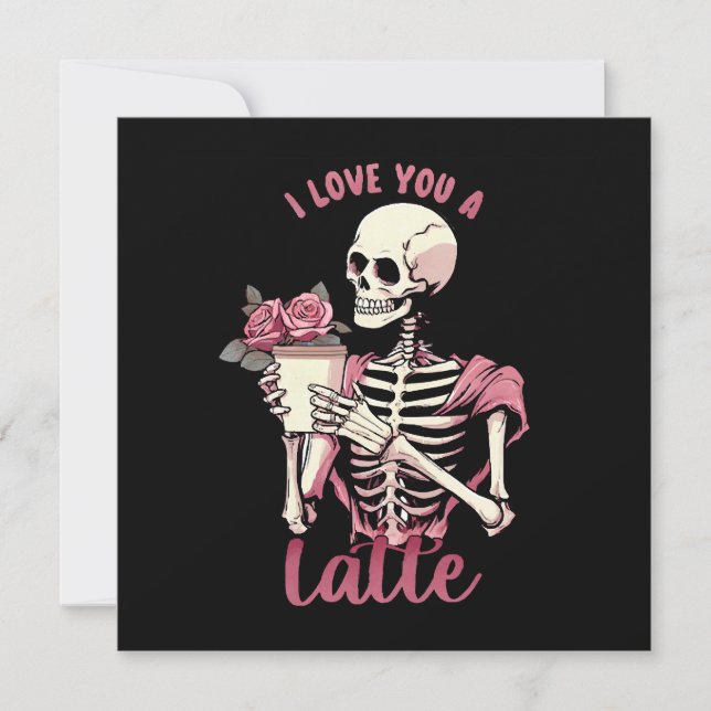 Jag kärlek ett valentines day-skelett (Framsida)