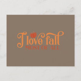 Jag Kärlek faller allra mest Vykort