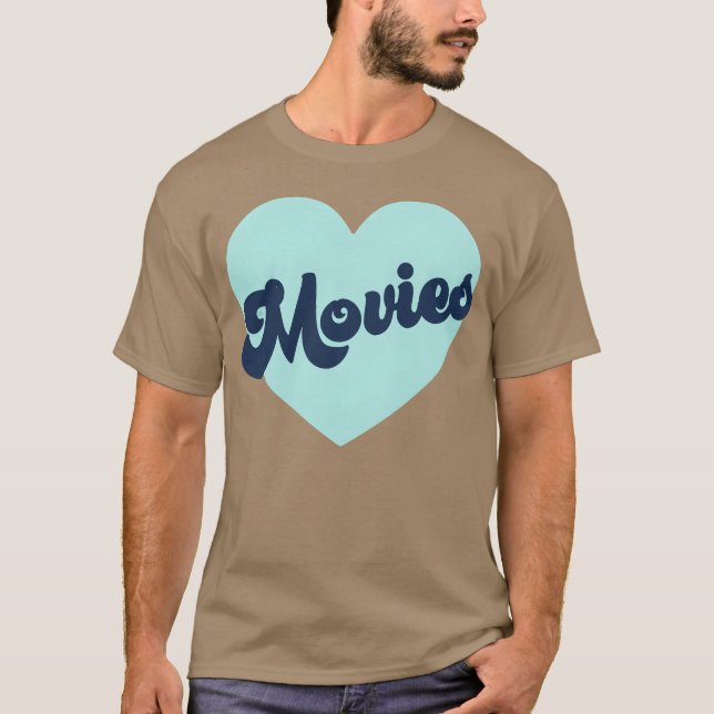 Jag kärlek-filmpojke t shirt (Framsida)