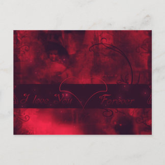 Jag kärlek - för alltid vykort
