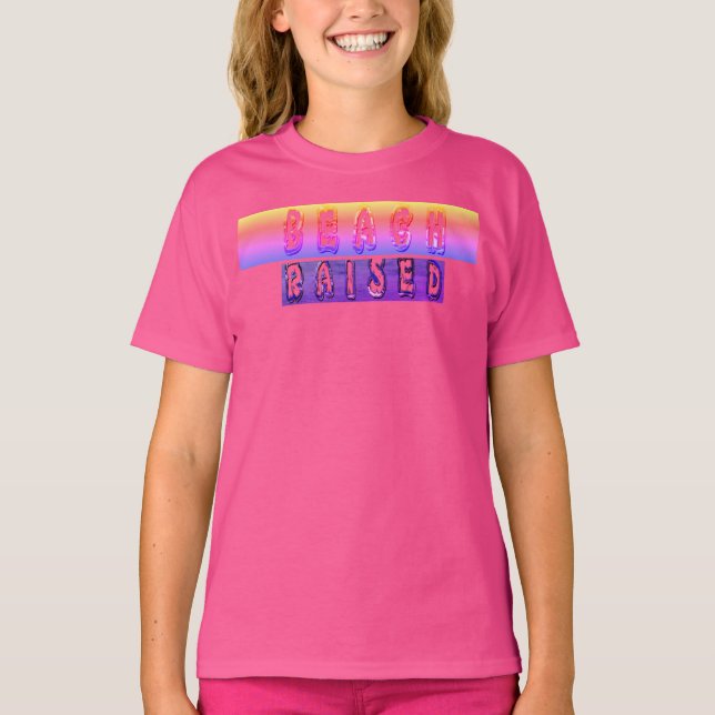 Jag Kärlek går till Beach-sommartid T Shirt (Framsida)