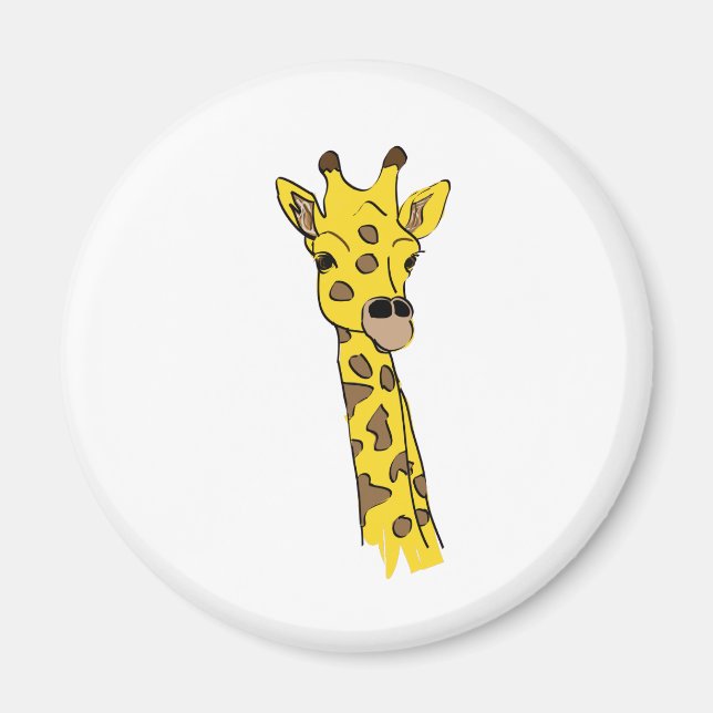 Jag Kärlek Giraffes! Magnet (Framsidan)