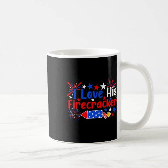 Jag Kärlek hans brandsläckare fjortonde juli-fyrve Kaffemugg (Höger)