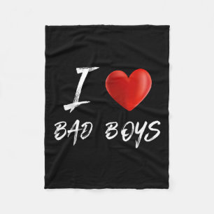 Jag Kärlek Heart Bad Boys Thug Gangster Tattoo T S Fleecefilt