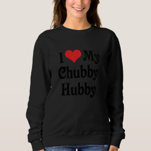 Jag Kärlek Heart mitt Knubbig Hubby Boykompis Girl T Shirt