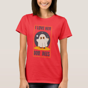 Jag kärlek hennes boo Bes Halloween T Shirt