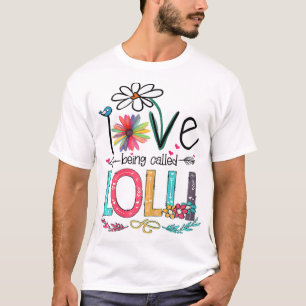 Jag Kärlek heter Lolli Sunsun Mors dag T Shirt