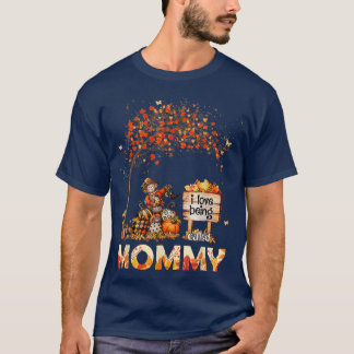 Jag Kärlek heter Mamma Farmer Höst löv autum T Shirt