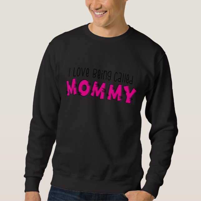 Jag Kärlek heter Mamma Mors dag 2022 Lång Ärmad Tröja (Framsida)