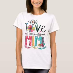 Jag Kärlek heter Mimi Solros Mors dag T Shirt