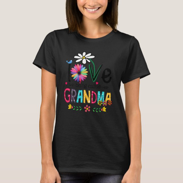 Jag Kärlek heter Mimi Sunros Mamma Mor Da T Shirt (Framsida)