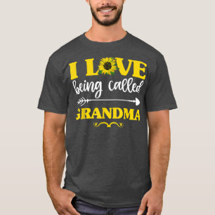 Jag Kärlek heter "Morma Solros Shirt", Roligt M T Shirt