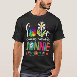 Jag Kärlek heter Nonnie Grandma Cute Mor s D T Shirt