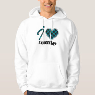 Jag kärlek... Hjärta, trotad Hoodie