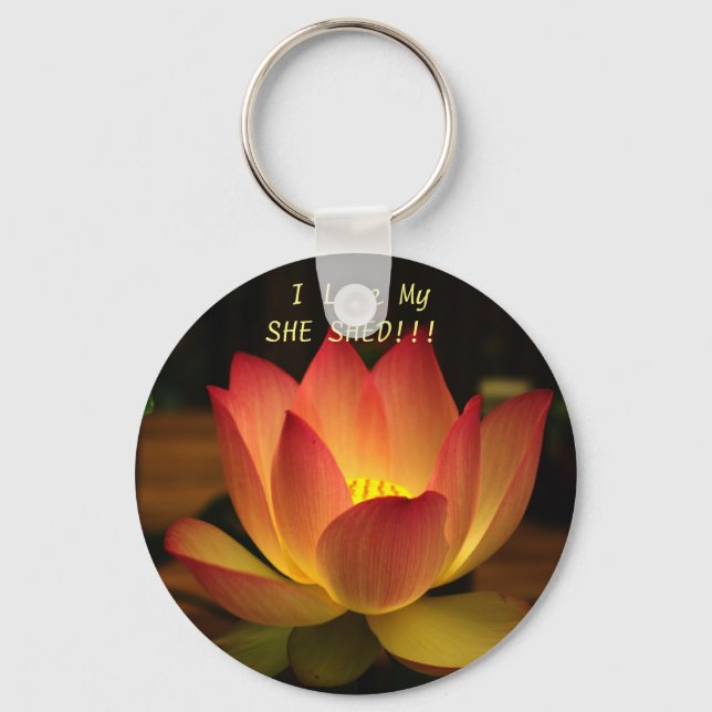 JAG Kärlek HON HADE! Lotus Keychain Nyckelring (Framsida)