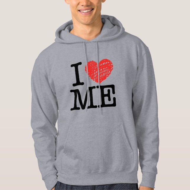 Jag kärlek hoodie (Framsida)