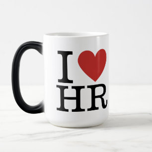 Jag ❤️ Kärlek HR Morphing Mugg - för HR-avdelninge