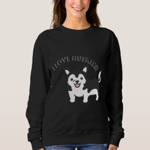 Jag Kärlek Huskies! T Shirt