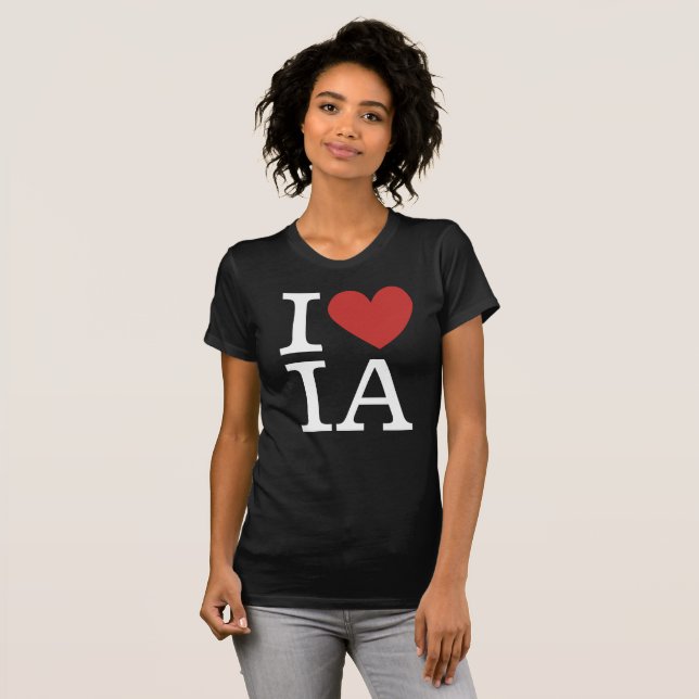 Jag ❤️ Kärlek IA - Internrevisionsavdelningen. - T Shirt (Hel framsida)