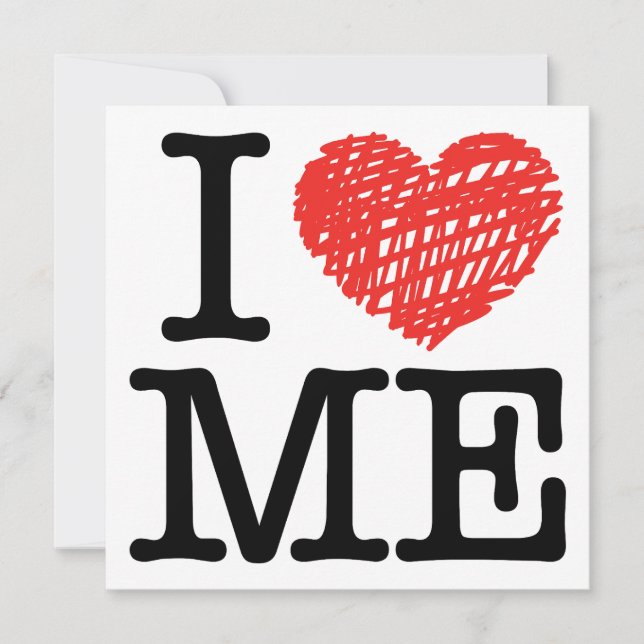 Jag kärlek inbjudningar (Framsida)