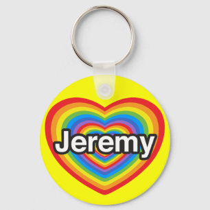 Jag kärlek Jeremy. Jag kärlek er Jeremy. Hjärta Nyckelring