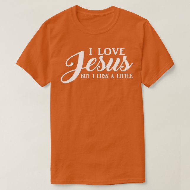 Jag Kärlek Jesus, men jag gillar lite Manar Women  T Shirt (Design framsida)